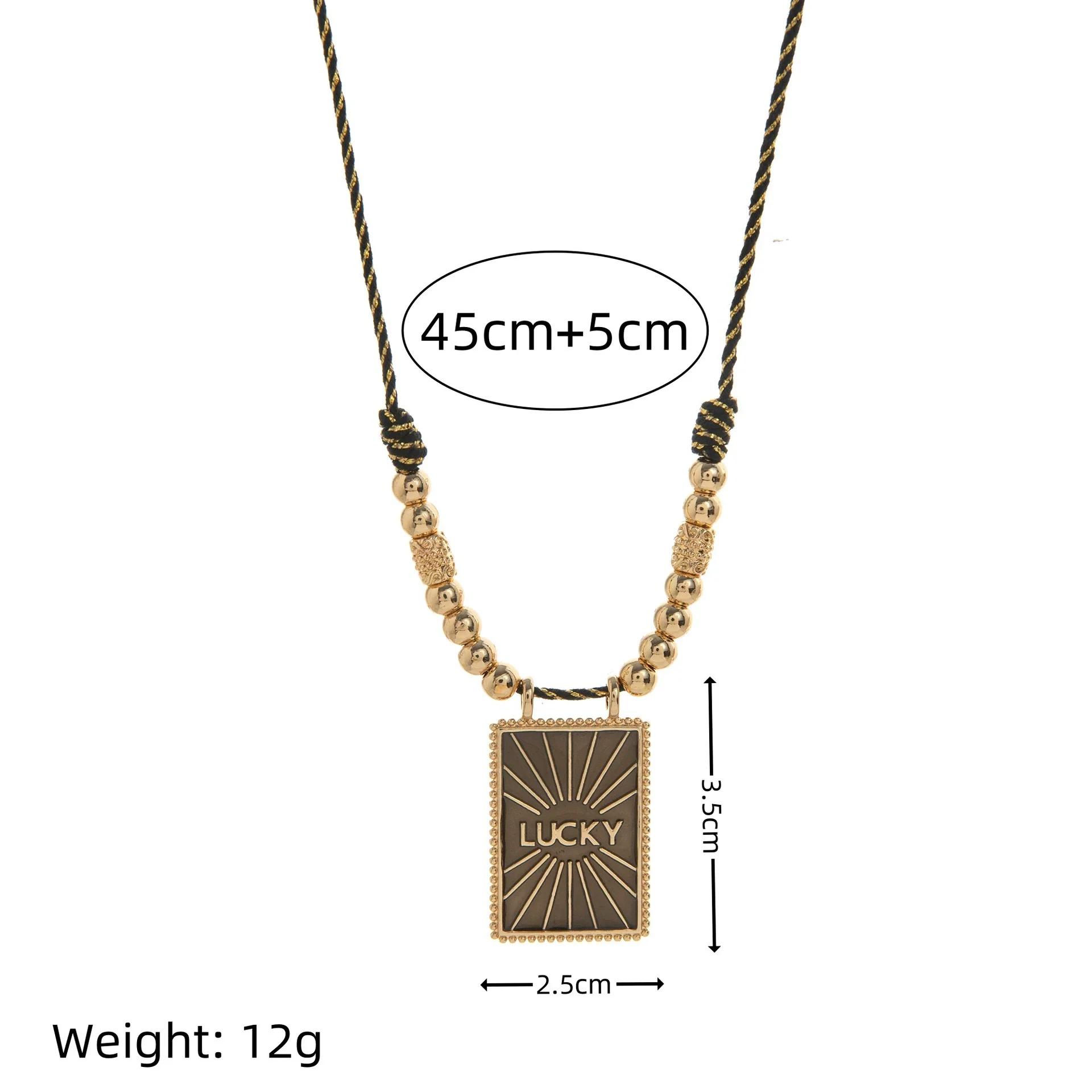 Wholesale Simple Geometric Heart Shaped Copper Goldplated Tarot Card Pendant Necklace For Unisex - Image 5