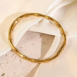 Wholesale Simple Geometric Oil Dripping Stainless Steel And Titanium Steel Bracelets - Image 5