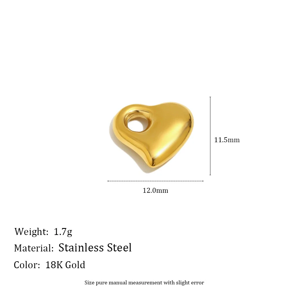 Wholesale Simple Geometric Round Stainless Steel Vacuum Plated Ring Pendant Jewelry - Image 3