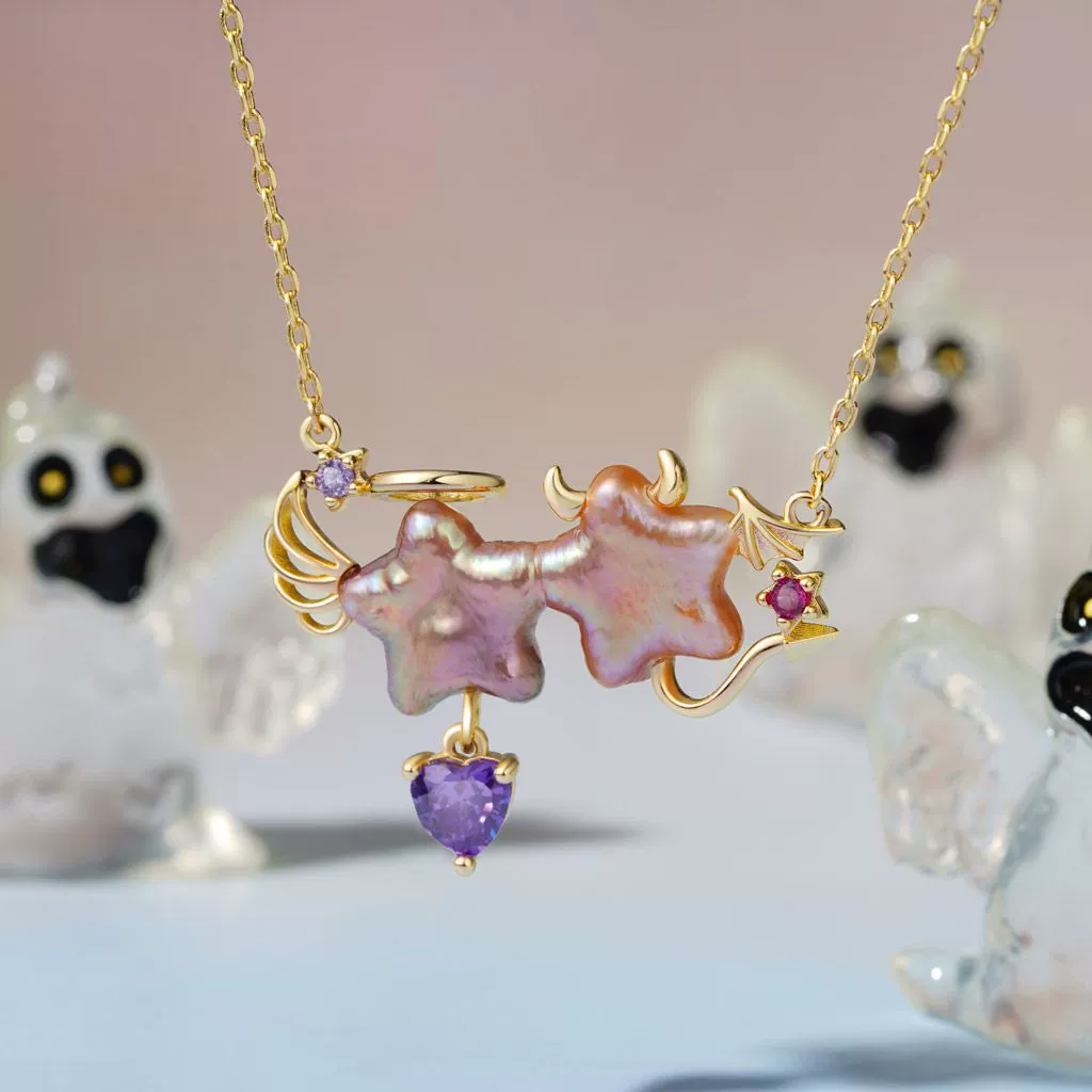 Wholesale Simple Heart Shape Copper Electroplated Clavicle Necklace Unisex - Image 3