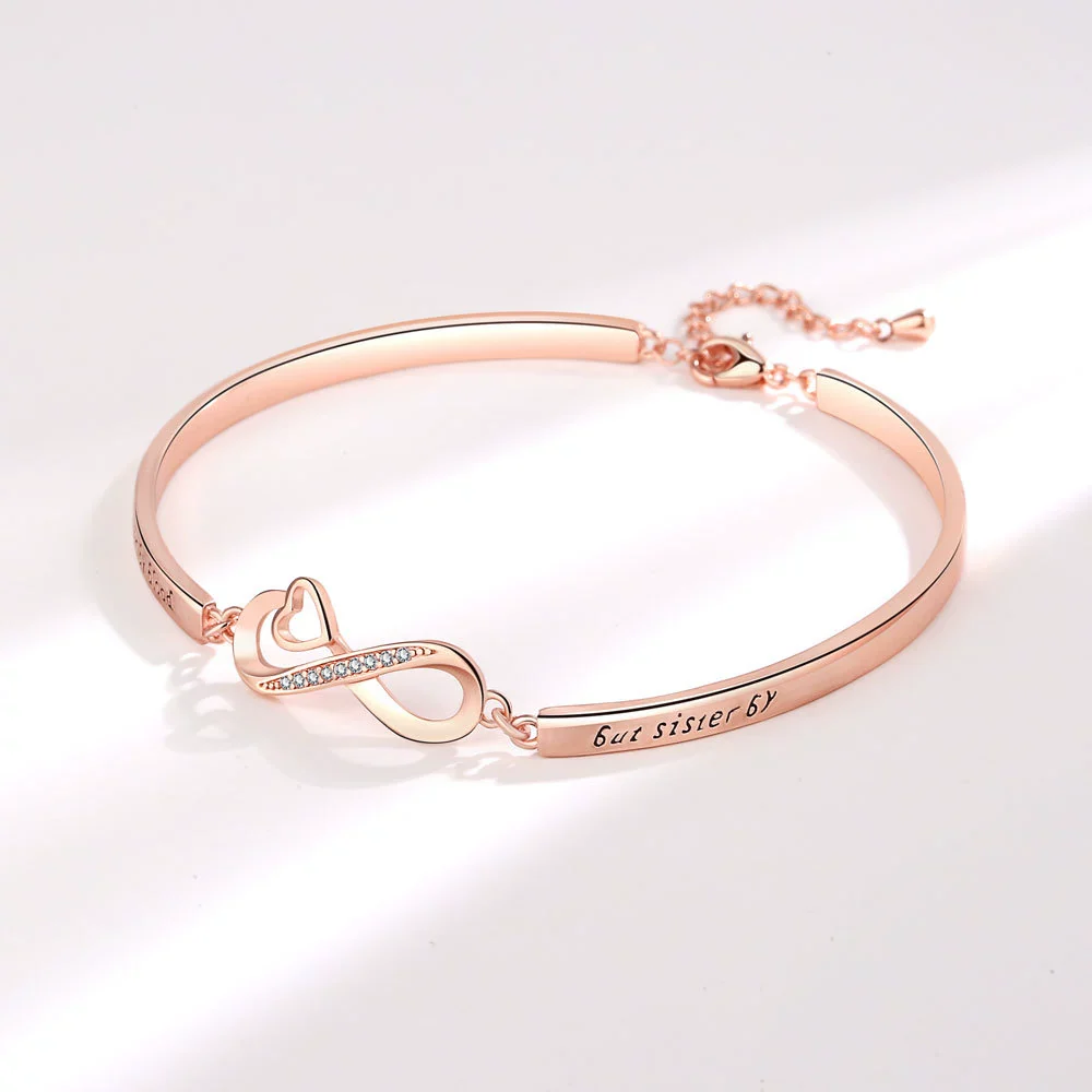 Wholesale Simple Intertwined Copper Bracelets With Microencrusted Texture And Electroplating Treatment - Image 3