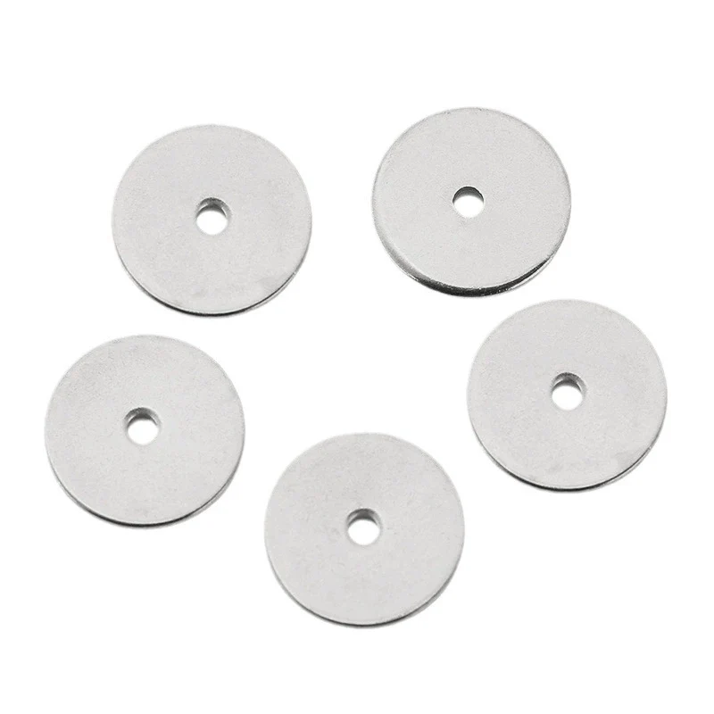 Wholesale Smooth Round Abacus Beads Stainless Steel Bracelet Accessories Jewelry Spacer Beads With Electroplating - Image 4
