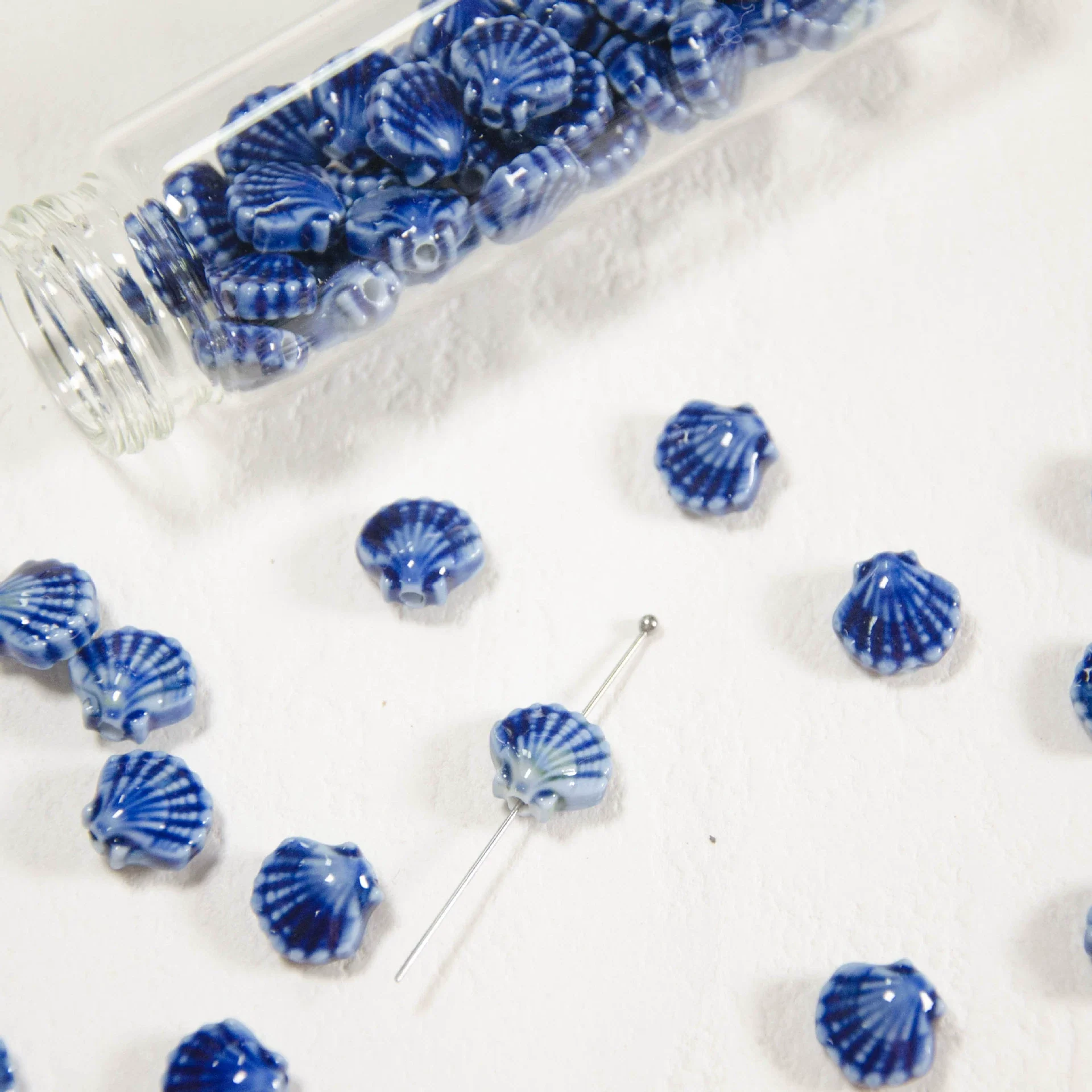 Wholesale Soft Pottery Fresh Shell Ceramic Scallop Loose Beads For Diy Jewelry Pendant Bracelet Accessories - Image 13