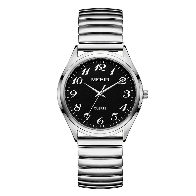 Wholesale Spring Watch Elastic Band Strong Luminous Couple Watch Alloy Case Round Dial Leisure Style - Image 11