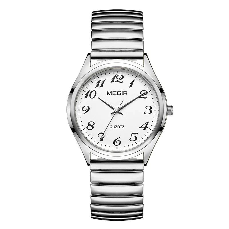 Wholesale Spring Watch Elastic Band Strong Luminous Couple Watch Alloy Case Round Dial Leisure Style - Image 12