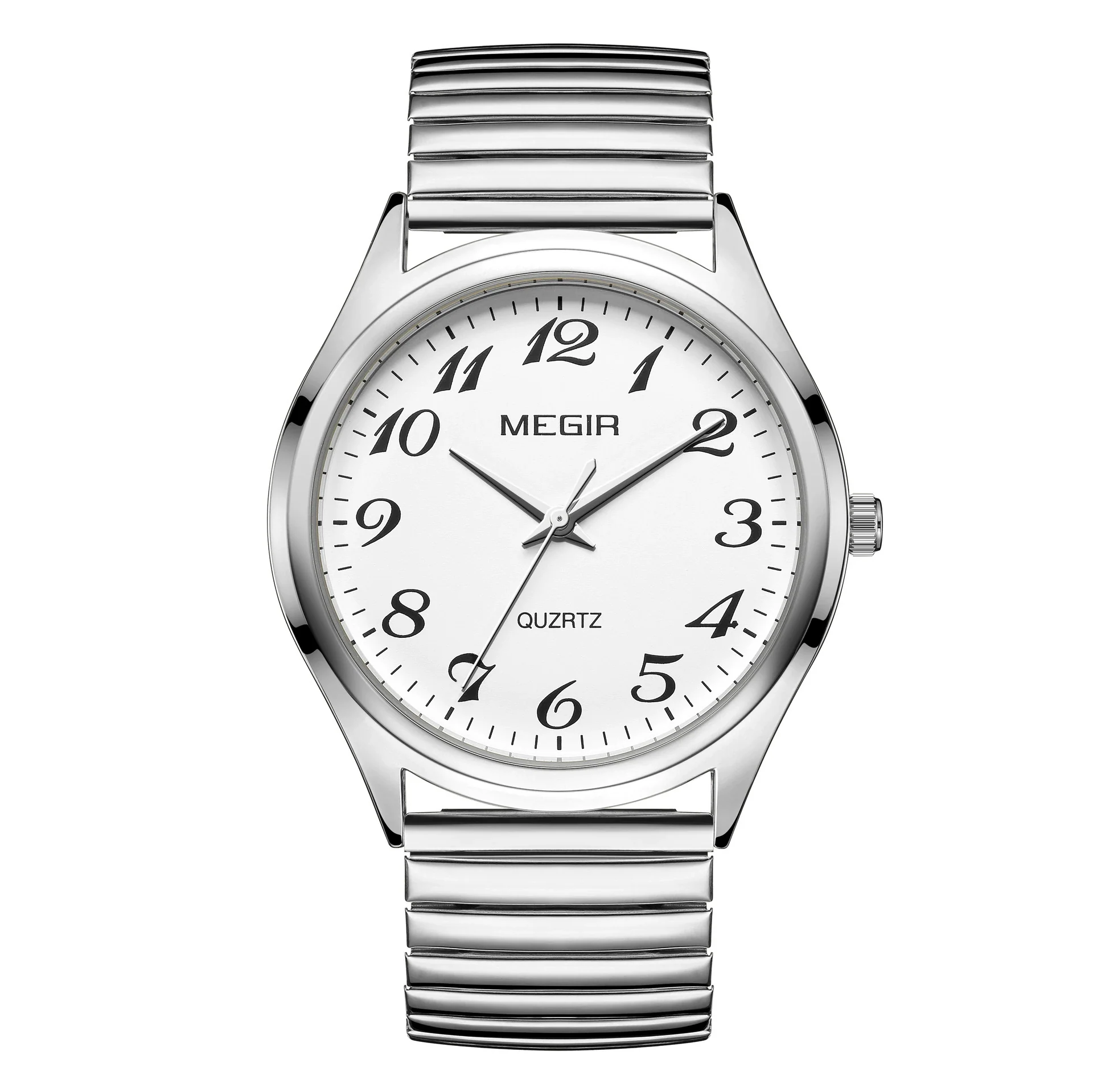Wholesale Spring Watch Elastic Band Strong Luminous Couple Watch Alloy Case Round Dial Leisure Style - Image 6