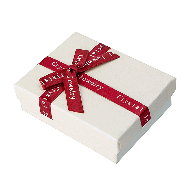 Wholesale Square Jewelry Box For Ring Pendant Earrings Storage Made Of Paper And Cardboard With Solid Color Pattern - Image 8