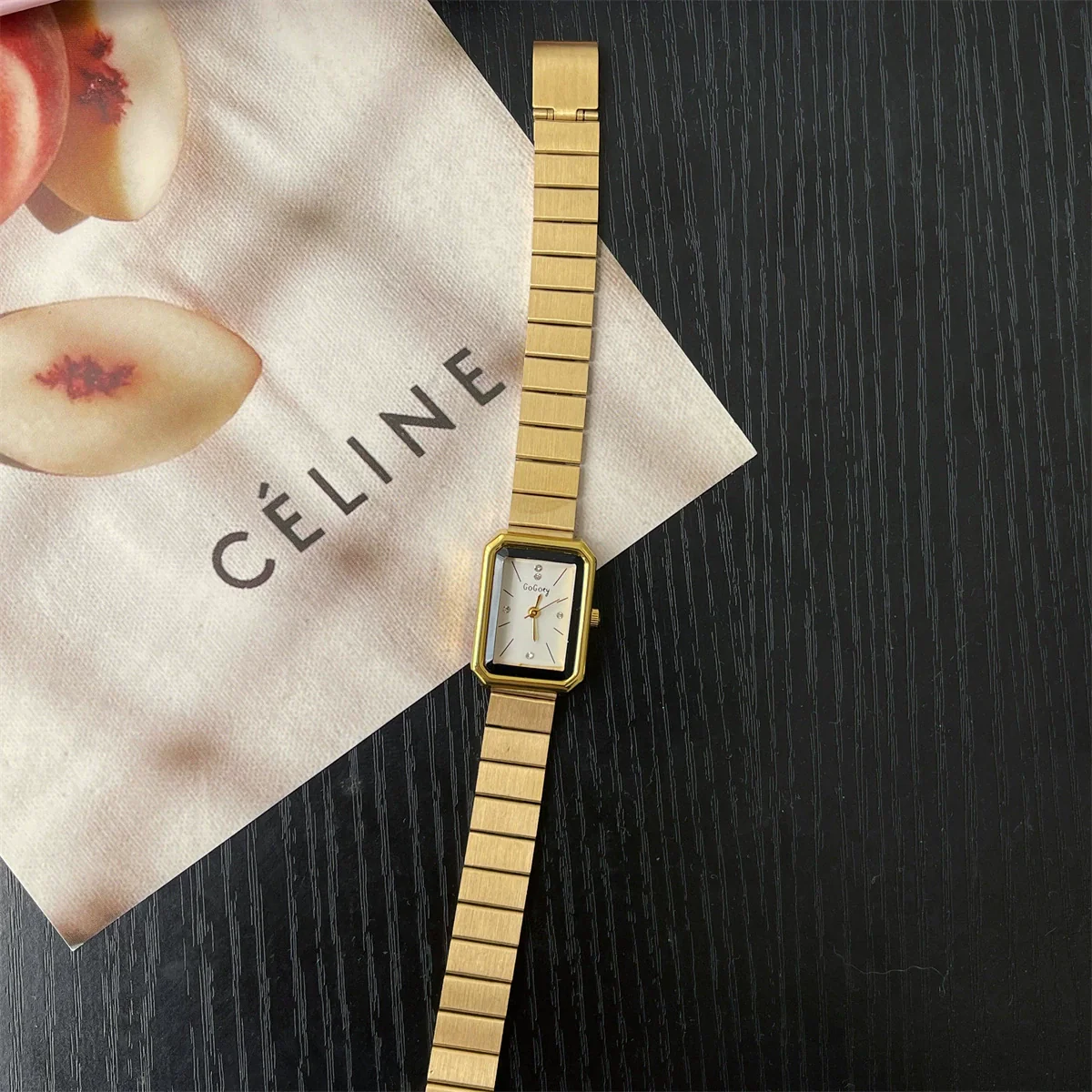 Wholesale Square Metal Quartz Watch With Simple Texture For Female Students High End Sense Cold Niche Ins Style - Image 3
