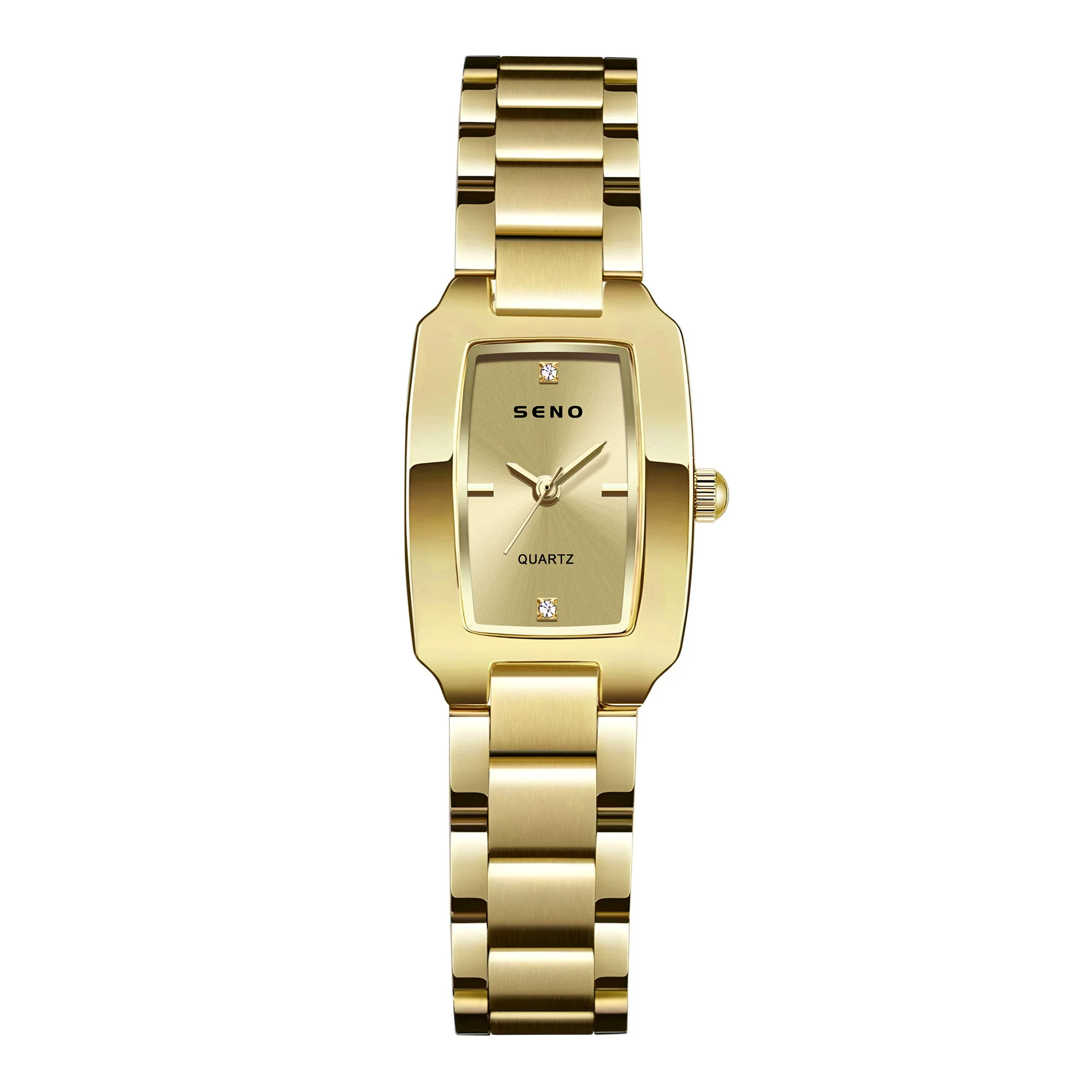 Wholesale Square Rectangle Fashion Waterproof Quartz Women Watch Made Of Alloy And Mineral Strengthened Glass Mirror - Image 5