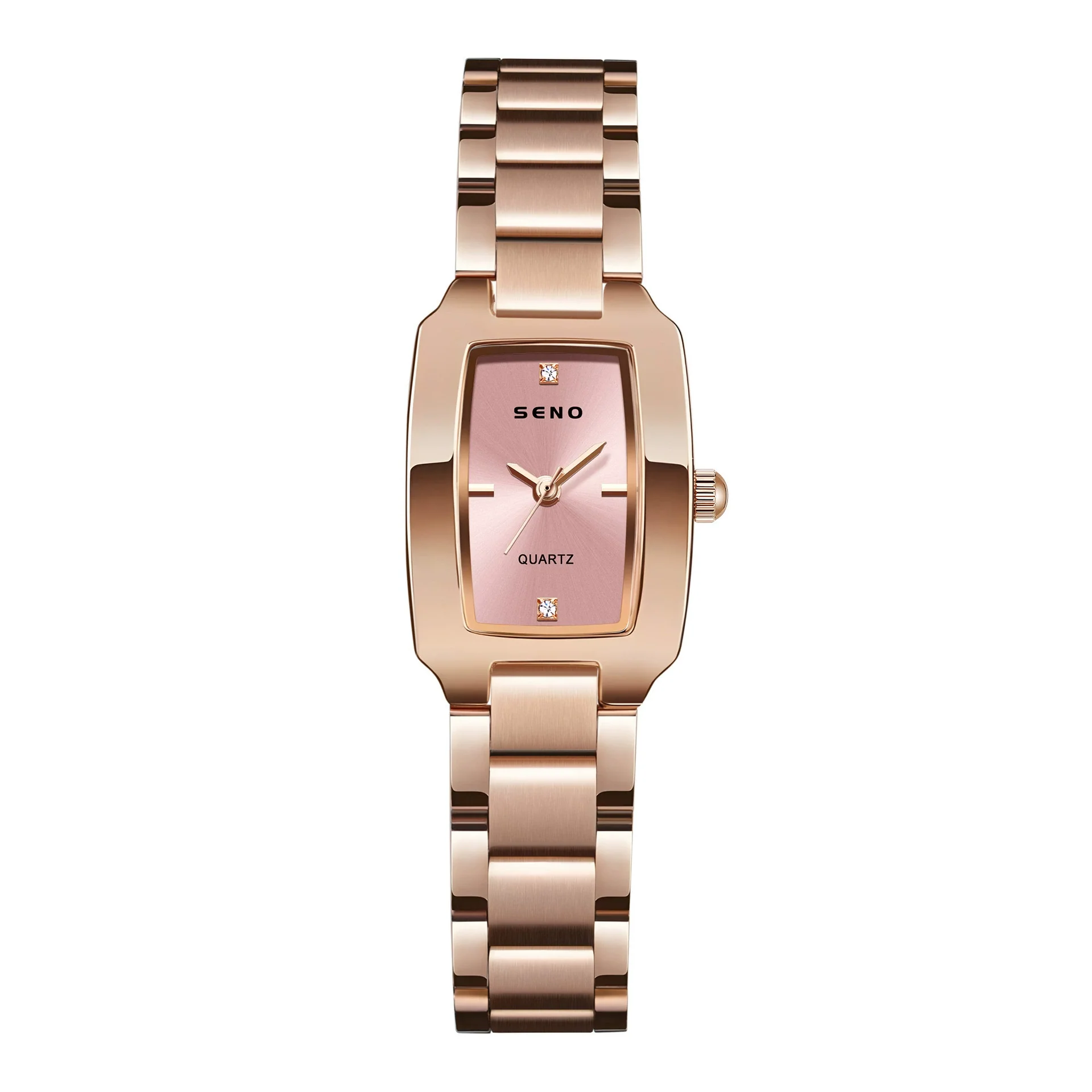 Wholesale Square Rectangle Fashion Waterproof Quartz Women Watch Made Of Alloy And Mineral Strengthened Glass Mirror - Image 6
