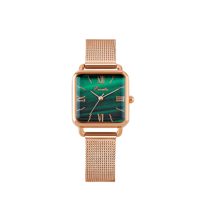 Wholesale Square Women's Watch Alloy Case Pu Leather And Alloy Steel Strap Rose Gold Buckle Fashion Style - Image 6