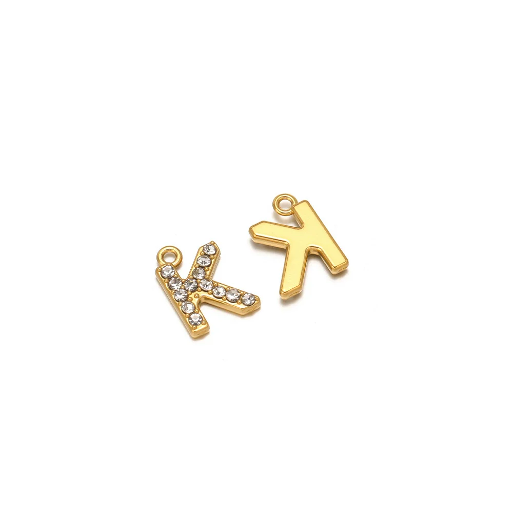 Wholesale Stainless Steel 18K Gold Plated Letter Pendants For Necklace Accessories - Image 15