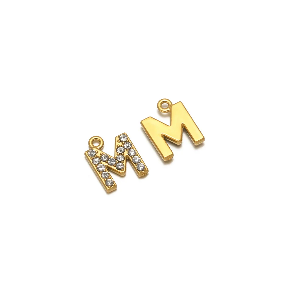 Wholesale Stainless Steel 18K Gold Plated Letter Pendants For Necklace Accessories - Image 17