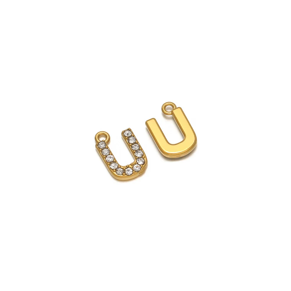 Wholesale Stainless Steel 18K Gold Plated Letter Pendants For Necklace Accessories - Image 25