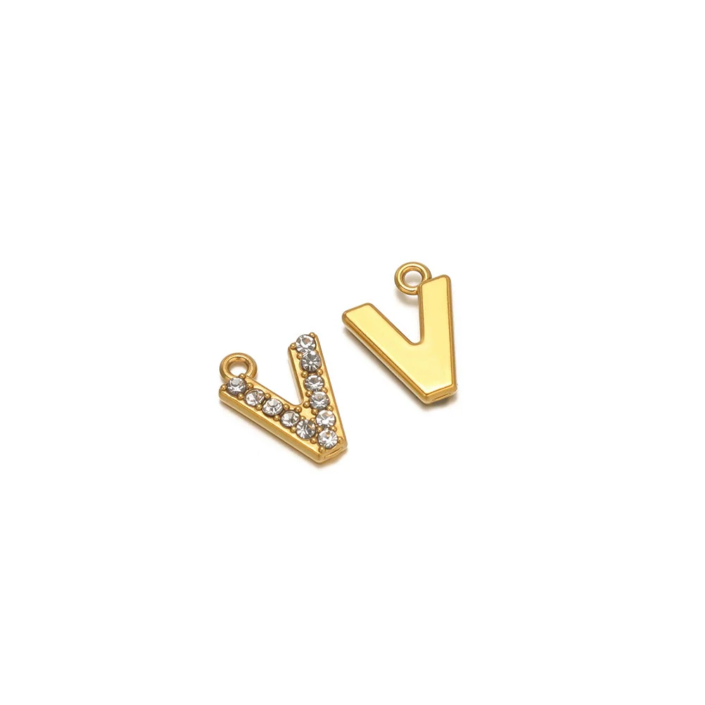 Wholesale Stainless Steel 18K Gold Plated Letter Pendants For Necklace Accessories - Image 26