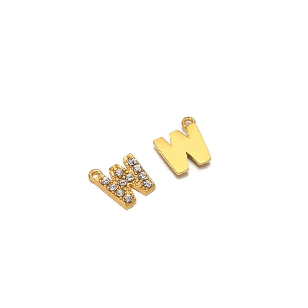 Wholesale Stainless Steel 18K Gold Plated Letter Pendants For Necklace Accessories - Image 27