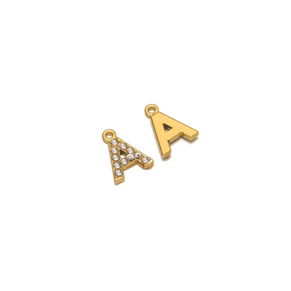 Wholesale Stainless Steel 18K Gold Plated Letter Pendants For Necklace Accessories - Image 5