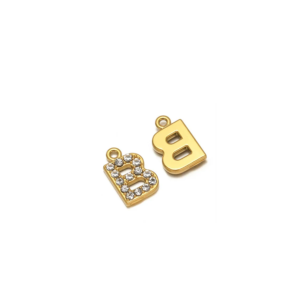 Wholesale Stainless Steel 18K Gold Plated Letter Pendants For Necklace Accessories - Image 6