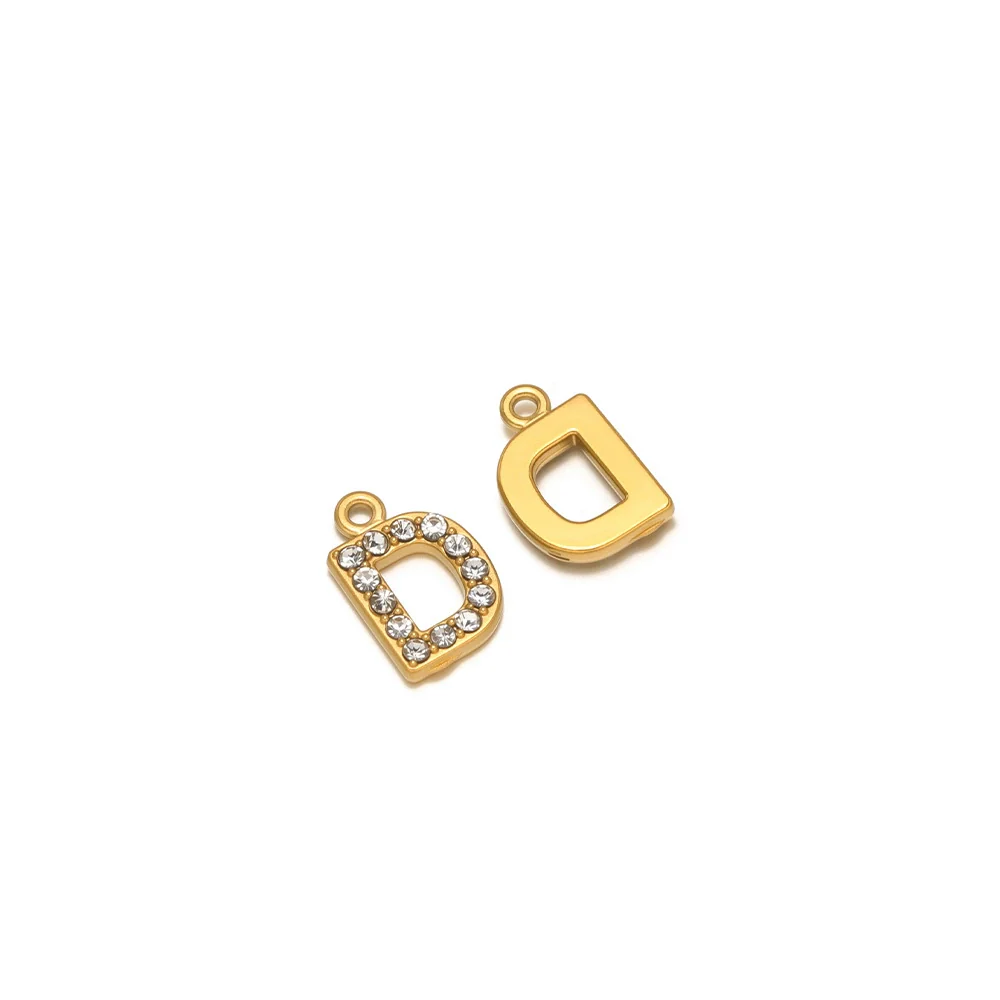 Wholesale Stainless Steel 18K Gold Plated Letter Pendants For Necklace Accessories - Image 8
