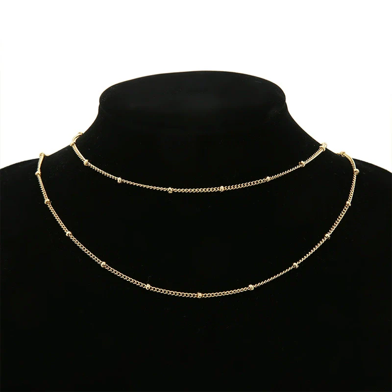 Wholesale Stainless Steel 18K Gold Plated Twist Chain Necklace Accessories - Image 3