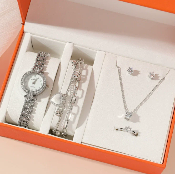 Wholesale Stainless Steel Band Diamond Ladies Quartz Watch With Round Dial And Leisure Style - Image 6