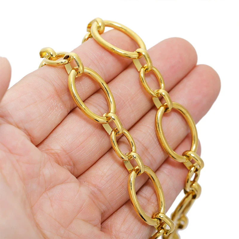Wholesale Stainless Steel Bold O Chain Necklace Bag Clothing Accessories With Round Pattern And Electroplating Treatment - Image 2