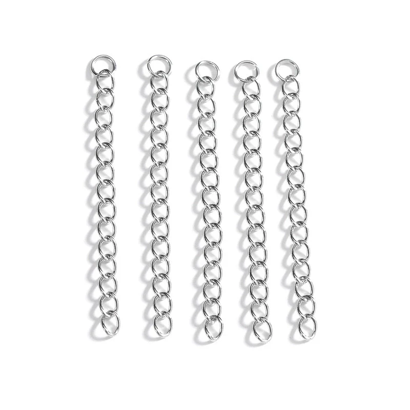 Wholesale Stainless Steel Chain Extension Necklace Bracelet Accessories With Electroplating Treatment - Image 2