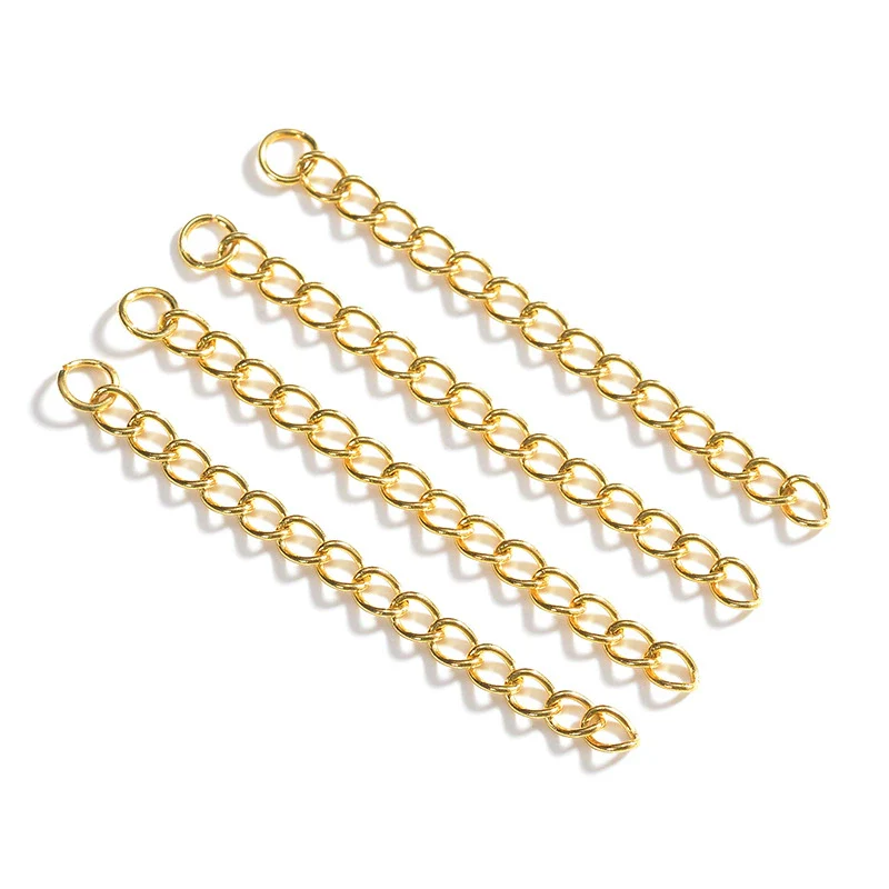 Wholesale Stainless Steel Chain Extension Necklace Bracelet Accessories With Electroplating Treatment - Image 4