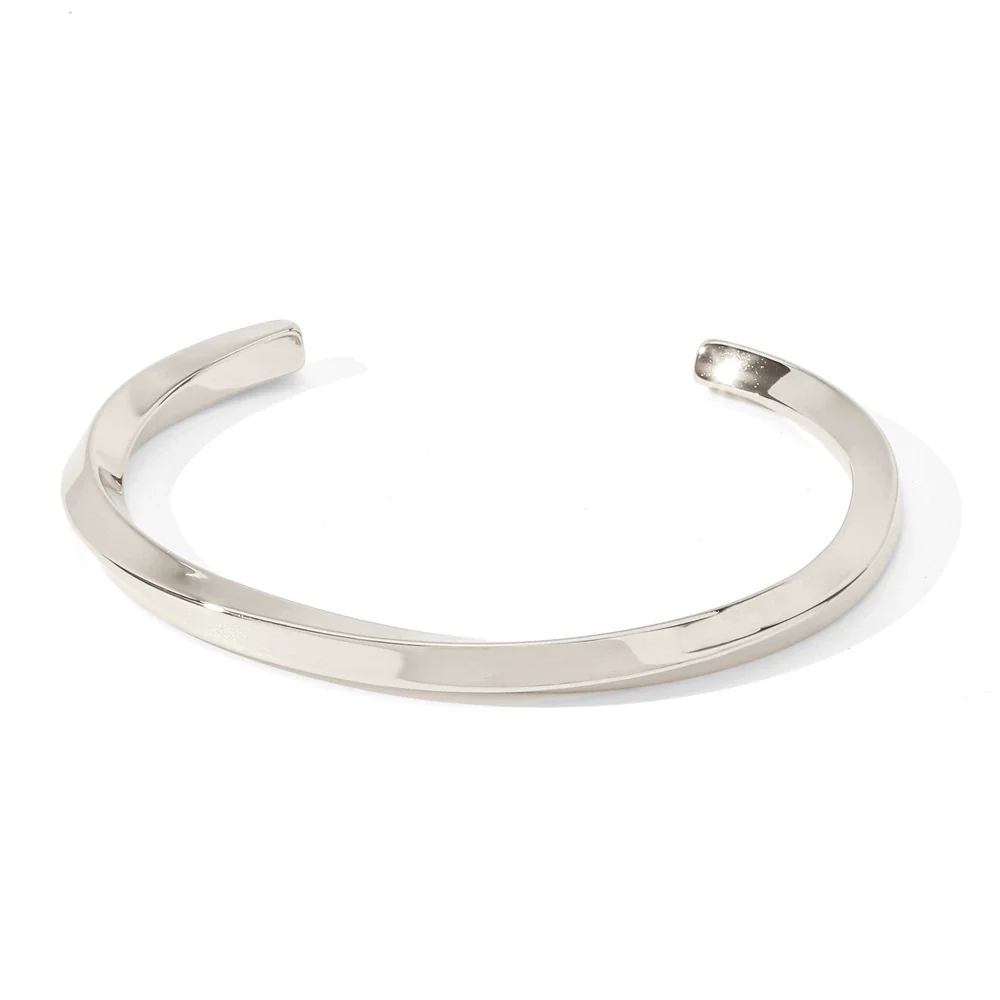Wholesale Stainless Steel Cshaped Spiral Twist Joker Geometric Electroplated Fashion Commuter Summer Bracelet - Image 5