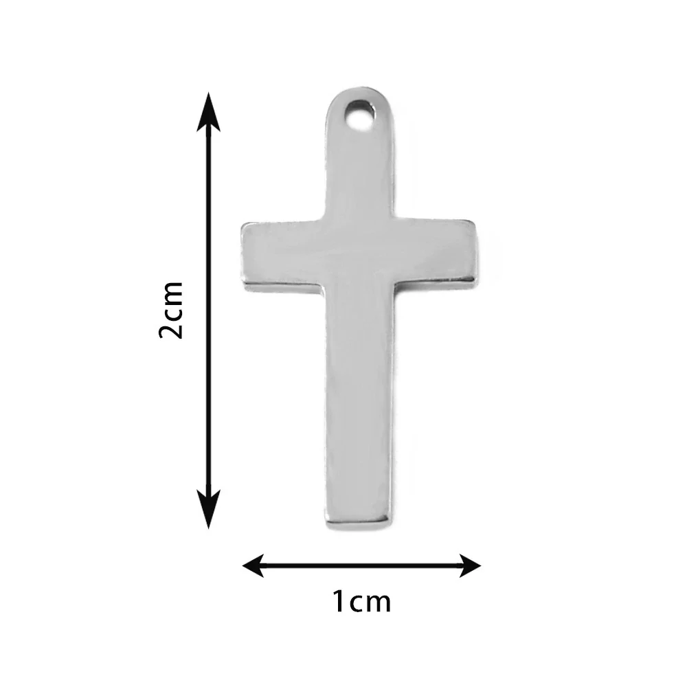 Wholesale Stainless Steel Cut Hollow Cross Jewelry Accessories For Diy Earrings And Bracelet Material - Image 4