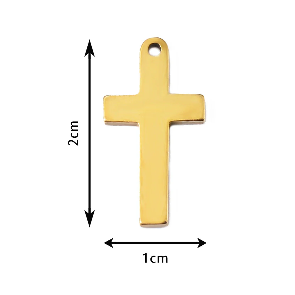 Wholesale Stainless Steel Cut Hollow Cross Jewelry Accessories For Diy Earrings And Bracelet Material - Image 5