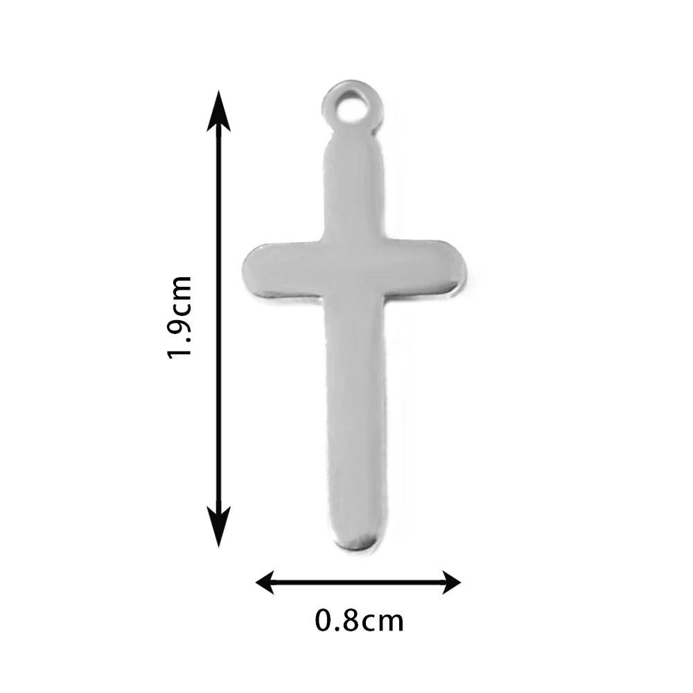 Wholesale Stainless Steel Cut Hollow Cross Jewelry Accessories For Diy Earrings And Bracelet Material - Image 6