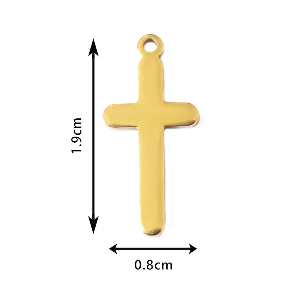 Wholesale Stainless Steel Cut Hollow Cross Jewelry Accessories For Diy Earrings And Bracelet Material - Image 7