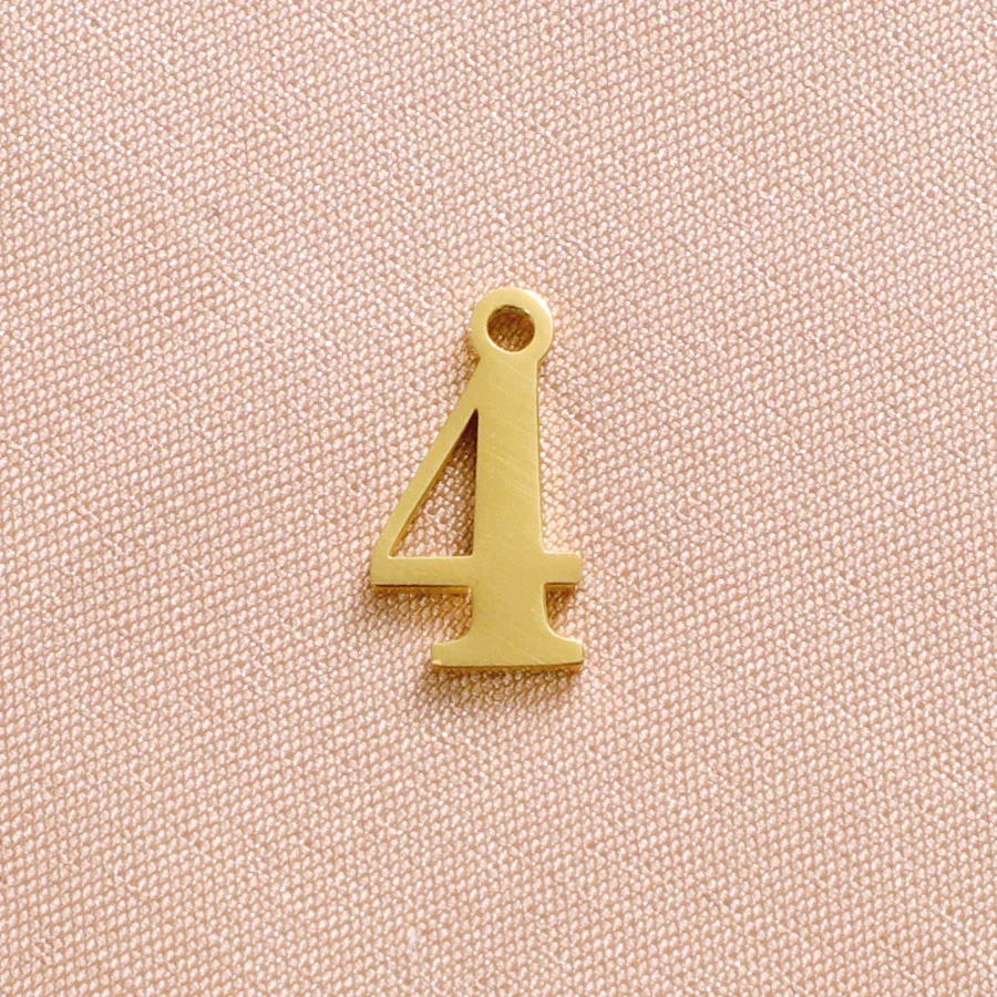 Wholesale Stainless Steel Digital Pendant Necklace Jewelry Accessories With Electroplating And Letters Numbers Text Pattern - Image 20