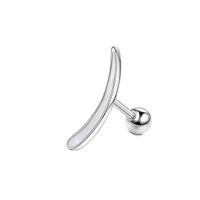 Wholesale Stainless Steel Ear Bone Nail Jewelry With Star Shape And 14K Real Gold Plating In Plants And Flowers Style - Image 15