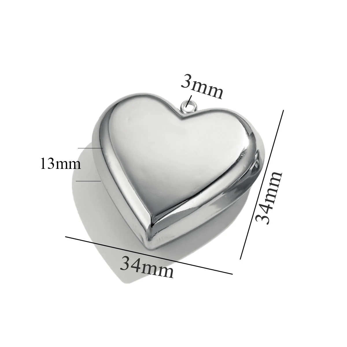 Wholesale Stainless Steel Electroplated Love Pendant Necklace Jewelry Accessories - Image 10