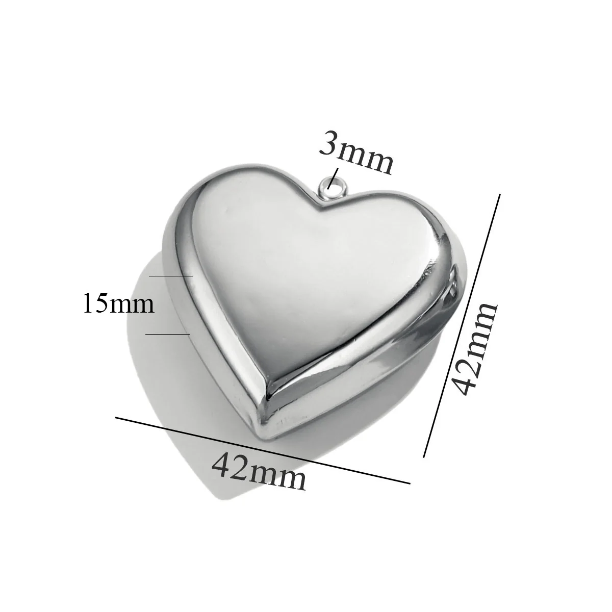 Wholesale Stainless Steel Electroplated Love Pendant Necklace Jewelry Accessories - Image 11