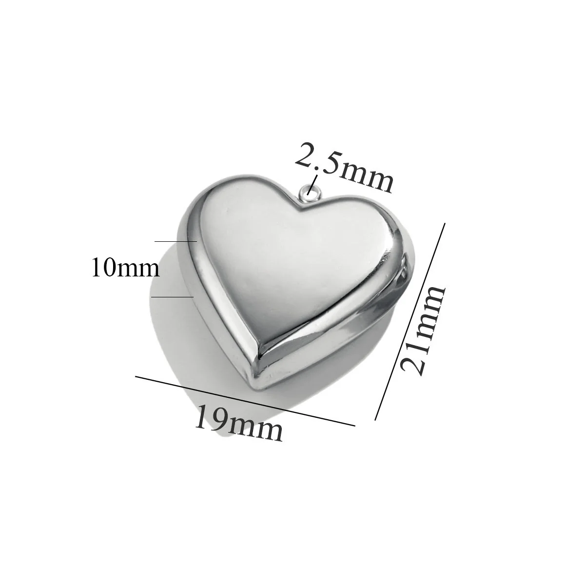 Wholesale Stainless Steel Electroplated Love Pendant Necklace Jewelry Accessories - Image 7