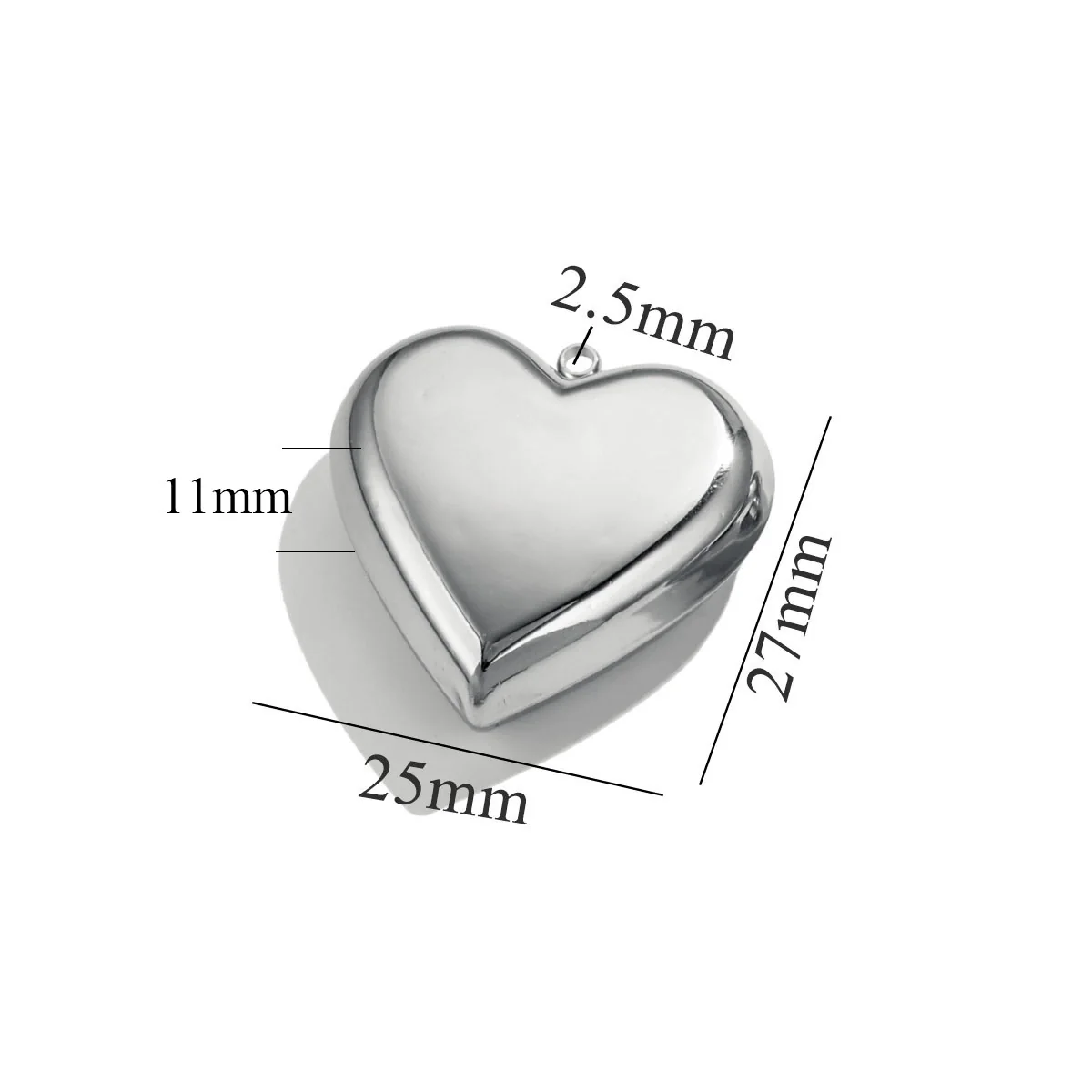 Wholesale Stainless Steel Electroplated Love Pendant Necklace Jewelry Accessories - Image 8