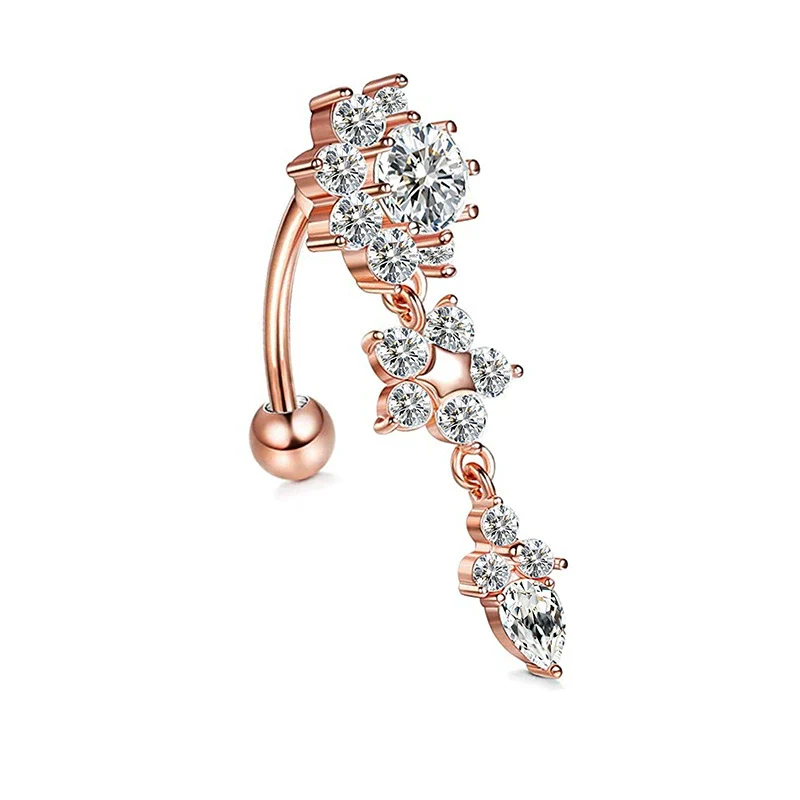 Wholesale Stainless Steel Fruit Pattern Navel Ring Set Body Piercing Jewelry - Image 10