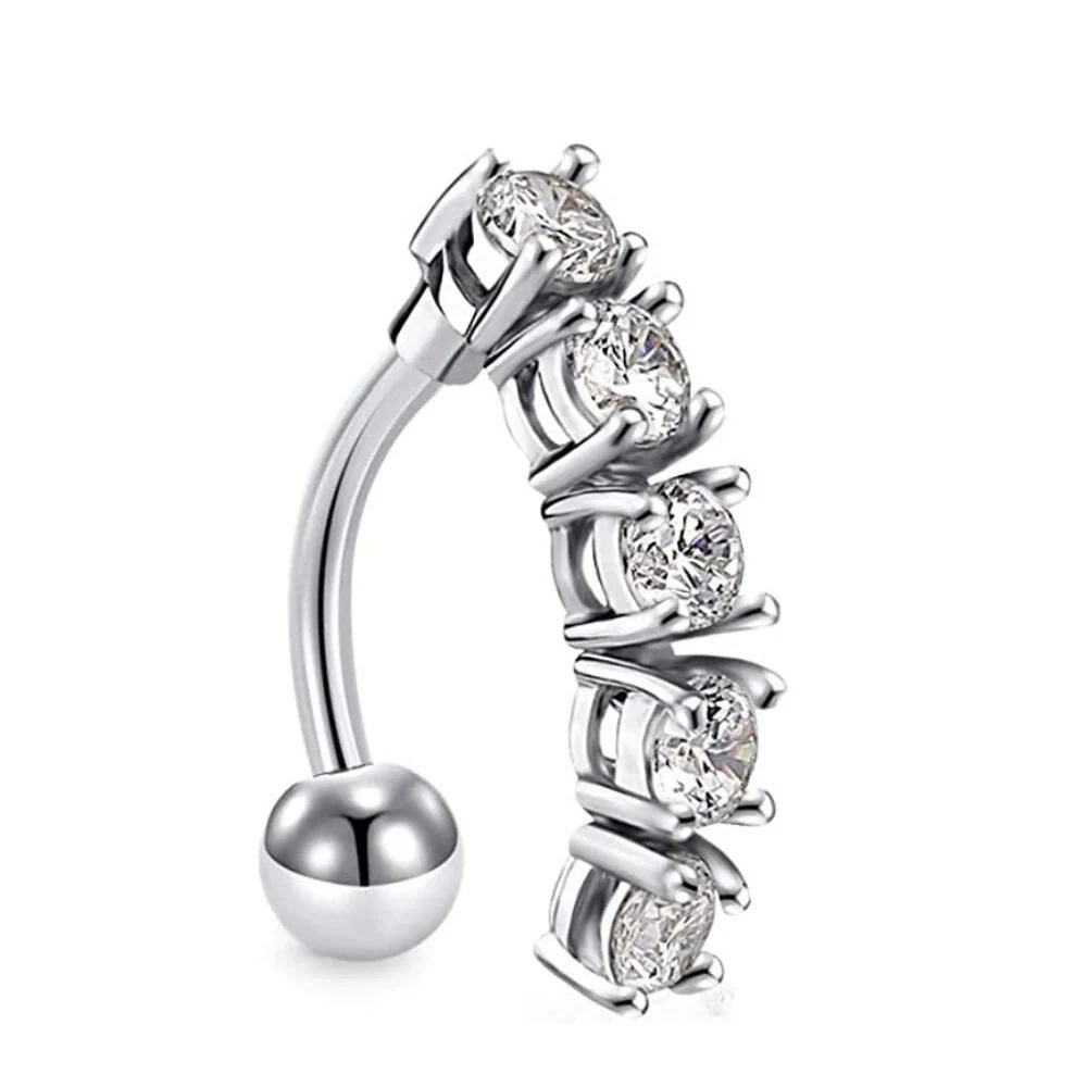 Wholesale Stainless Steel Fruit Pattern Navel Ring Set Body Piercing Jewelry - Image 15