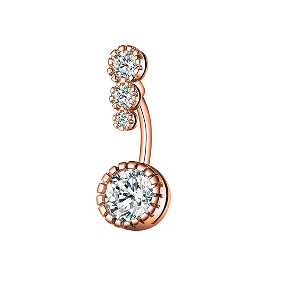 Wholesale Stainless Steel Fruit Pattern Navel Ring Set Body Piercing Jewelry - Image 17