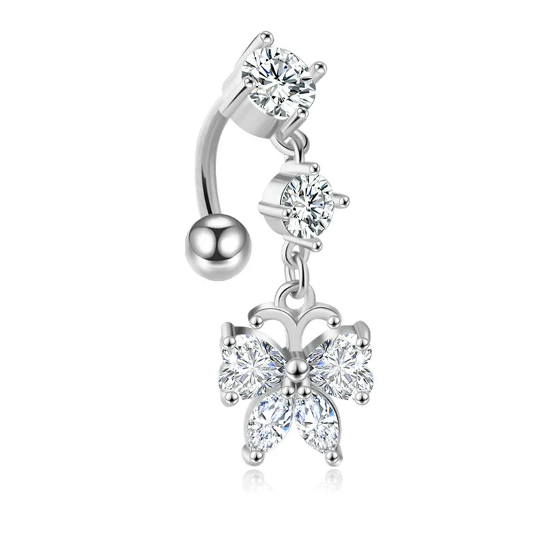 Wholesale Stainless Steel Fruit Pattern Navel Ring Set Body Piercing Jewelry - Image 19