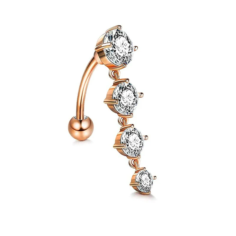 Wholesale Stainless Steel Fruit Pattern Navel Ring Set Body Piercing Jewelry - Image 8