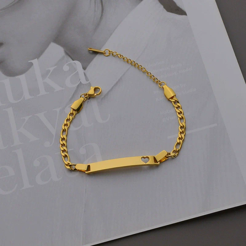 Wholesale Stainless Steel Geometric Curved Love Bracelet Jewelry - Image 6
