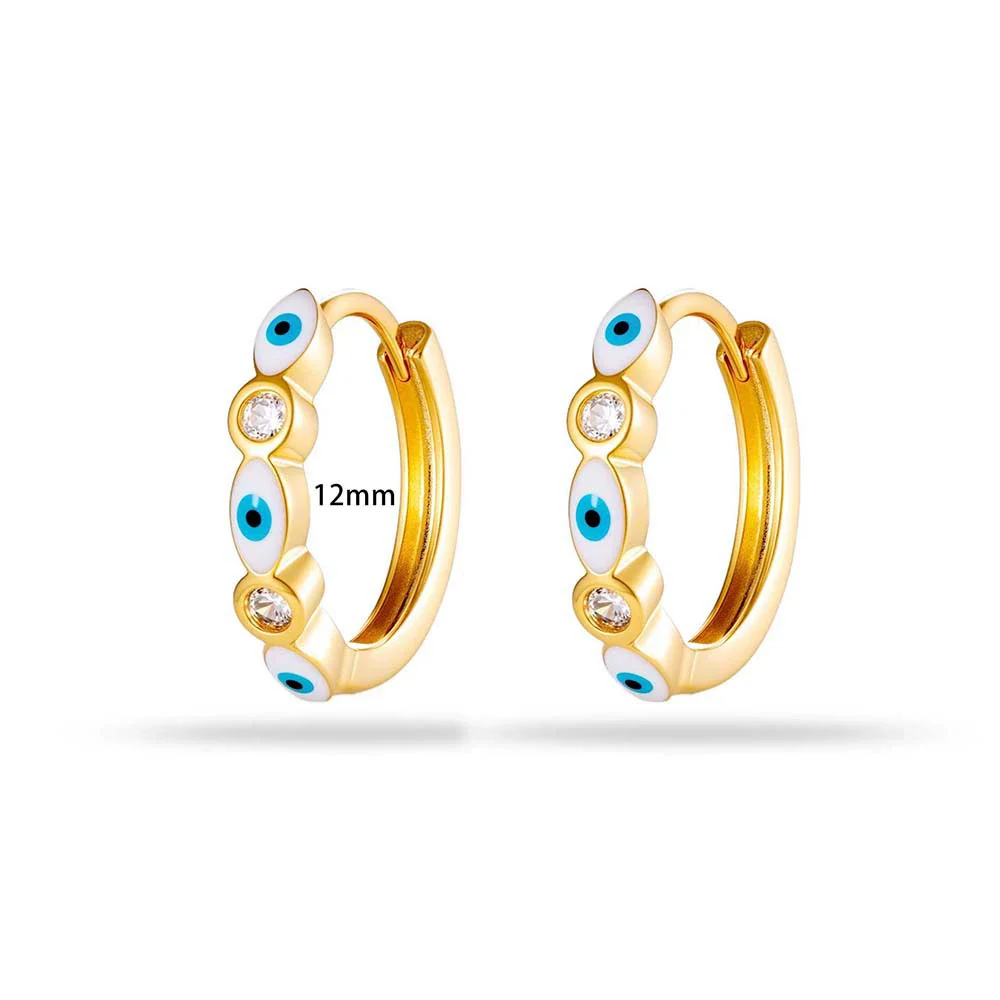 Wholesale Stainless Steel Geometric Dripping Oil Style Pierced Earrings - Image 7