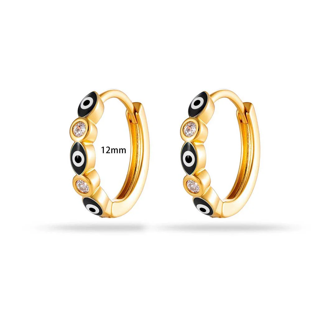 Wholesale Stainless Steel Geometric Dripping Oil Style Pierced Earrings - Image 8