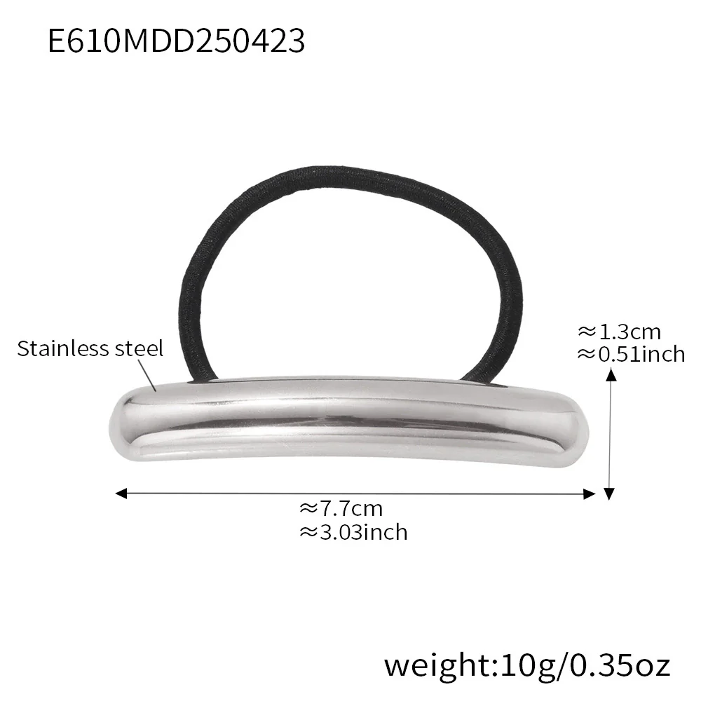 Wholesale Stainless Steel Geometric Electroplated Hair Accessories For Women - Image 15