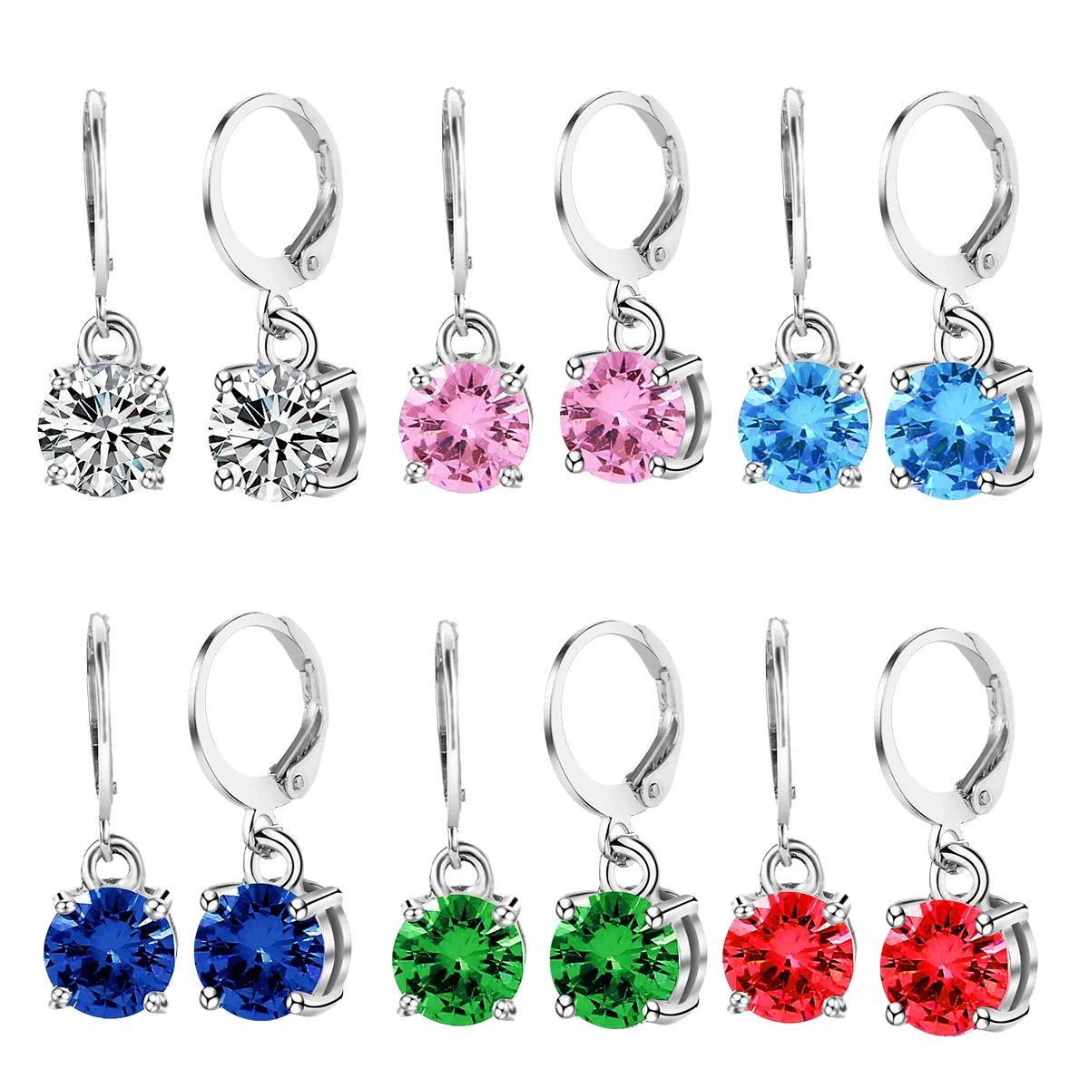Wholesale Stainless Steel Geometric Electroplated Women's Earrings - Image 11