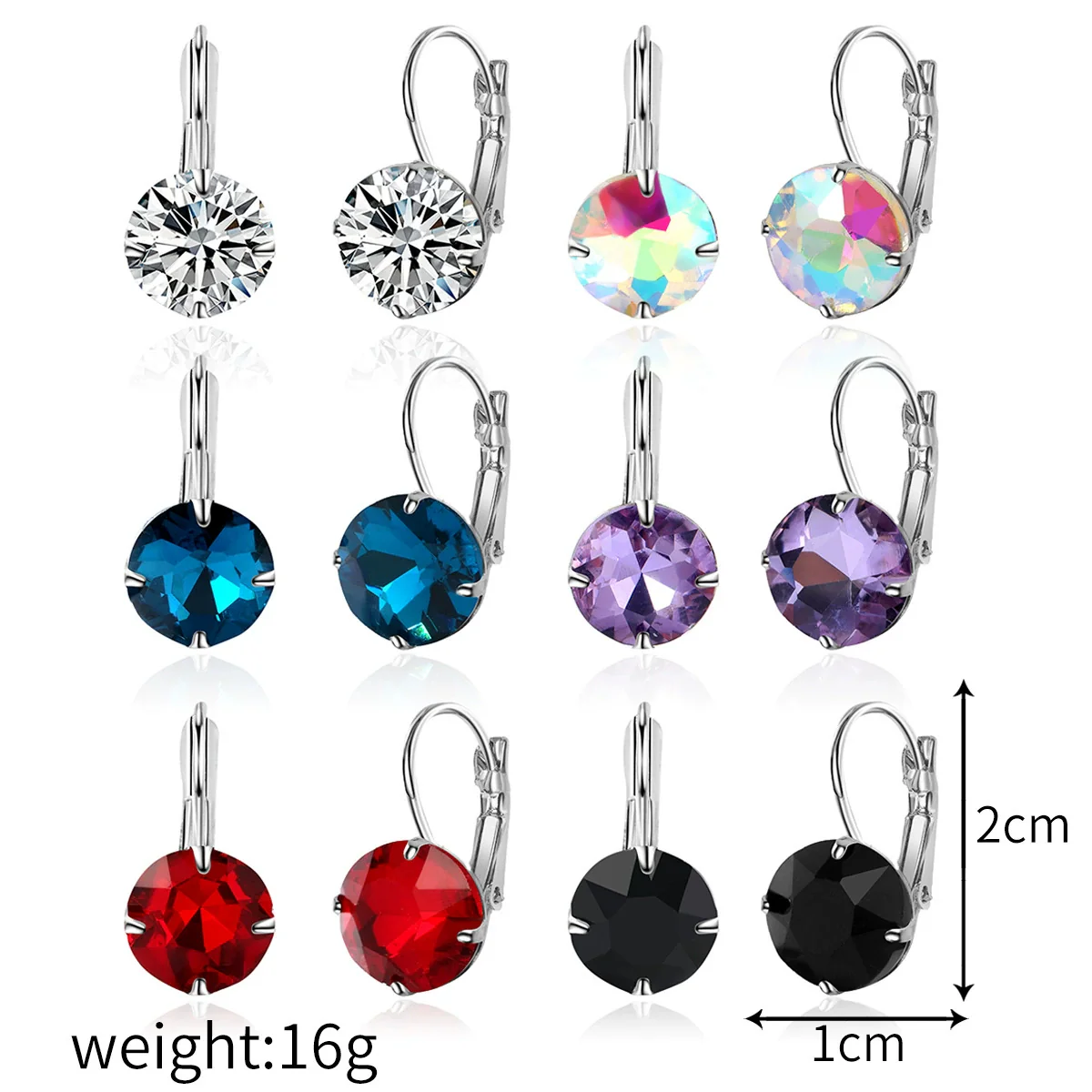 Wholesale Stainless Steel Geometric Electroplated Women's Earrings - Image 13